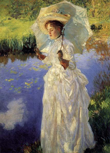 John Singer Sargent Morning Walk by John Singer Sargent oil painting image